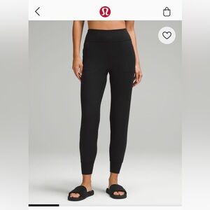 Lululemon align high rise jogger/size 0/ color black camouflage